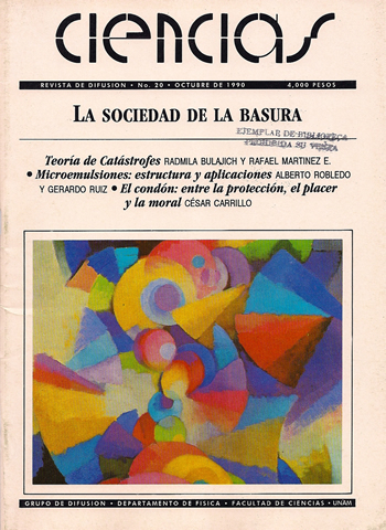 Portada Revista Ciencias de la UNAM 020