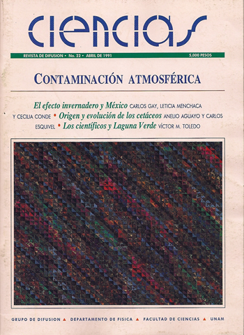 Portada Revista Ciencias de la UNAM 022