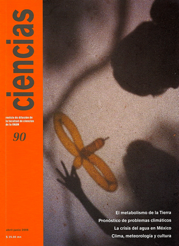 Portada Revista Ciencias de la UNAM 090